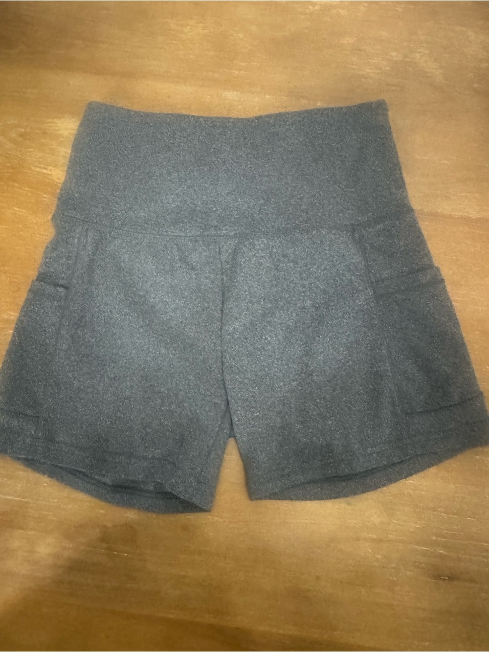 shosho Charcoal High-Waist Bike Shorts